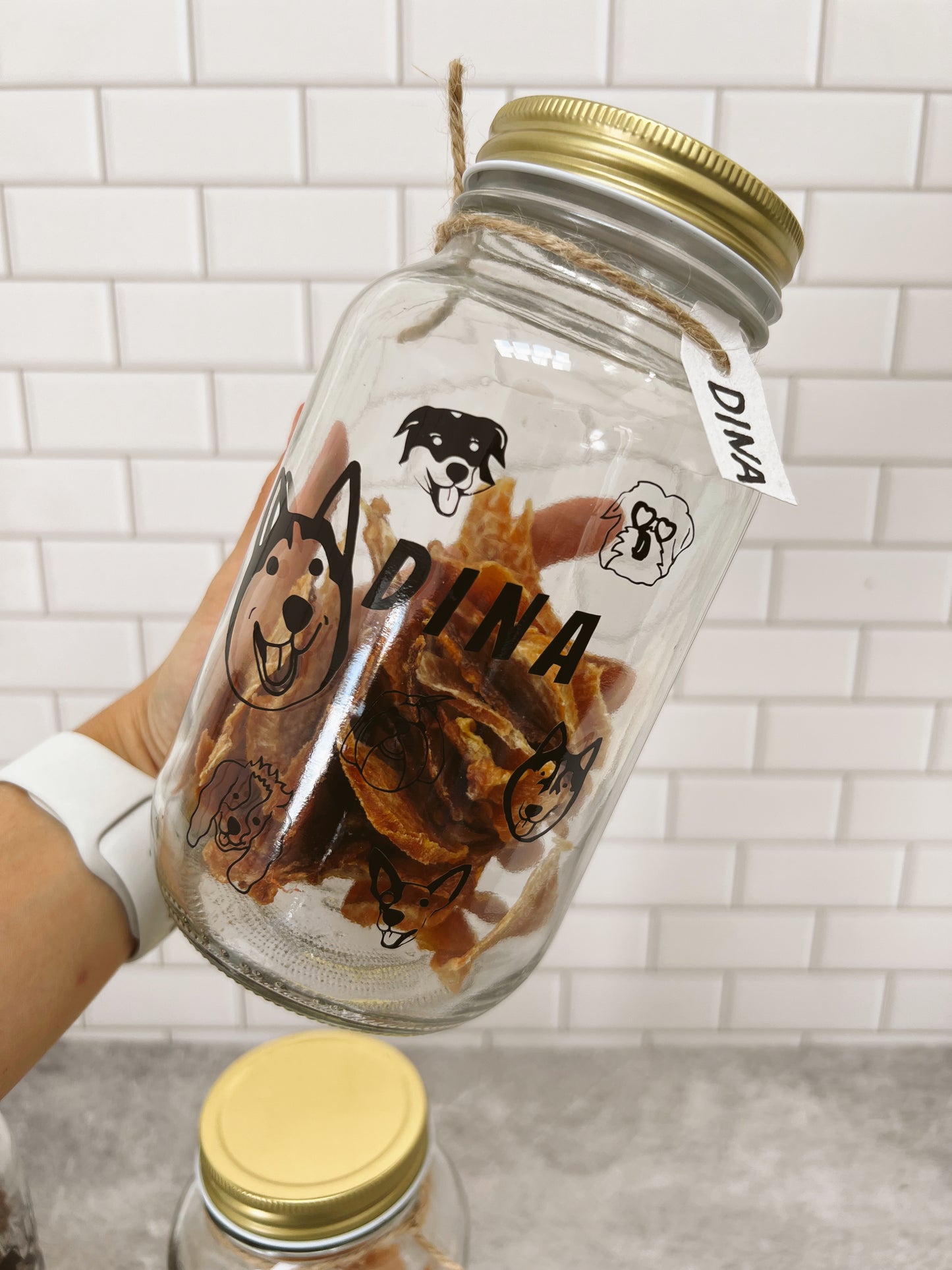 Jar Personalizado con la carita de tu doggie